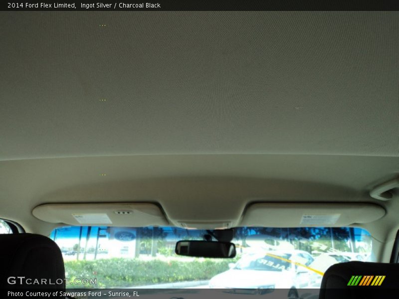Ingot Silver / Charcoal Black 2014 Ford Flex Limited