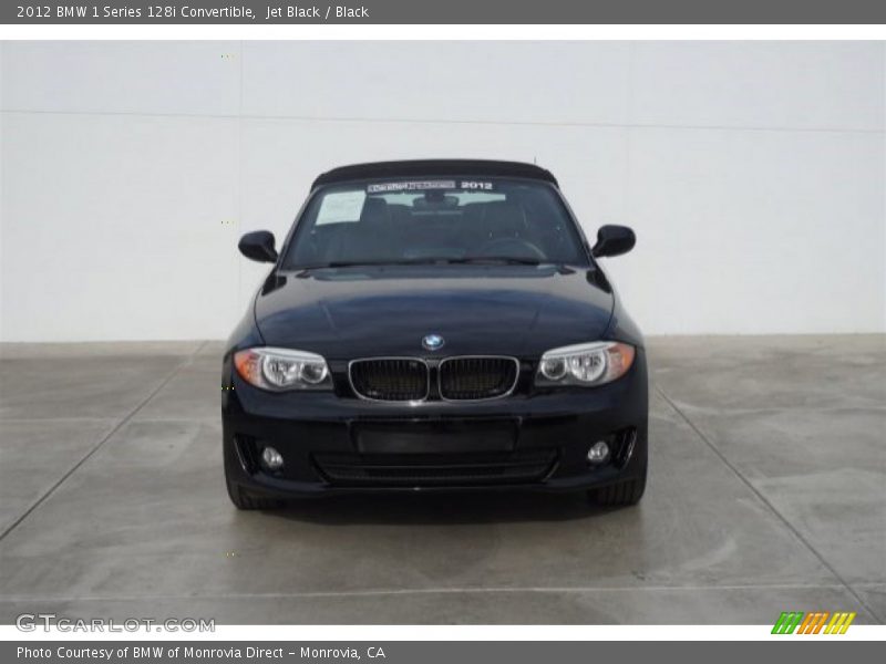 Jet Black / Black 2012 BMW 1 Series 128i Convertible