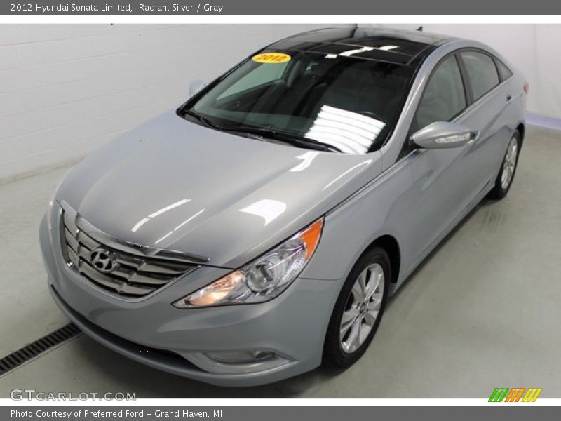 Radiant Silver / Gray 2012 Hyundai Sonata Limited
