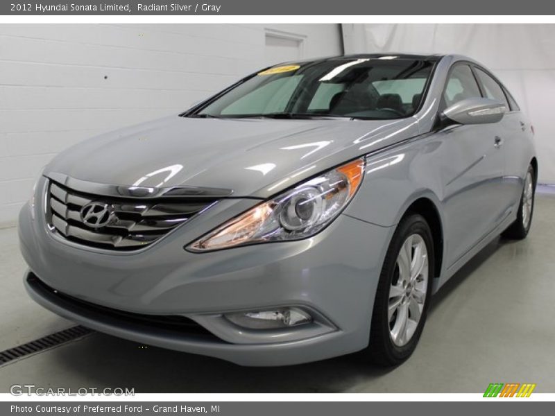 Radiant Silver / Gray 2012 Hyundai Sonata Limited
