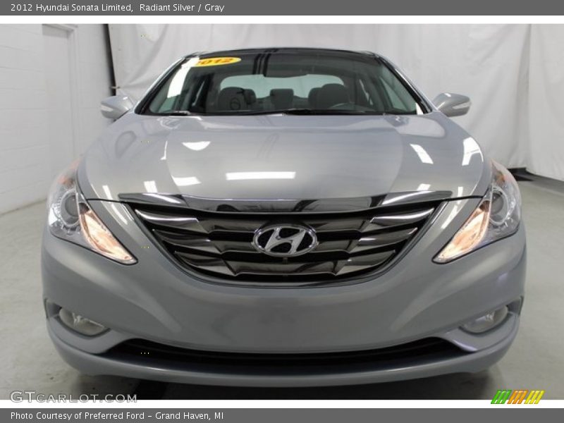 Radiant Silver / Gray 2012 Hyundai Sonata Limited