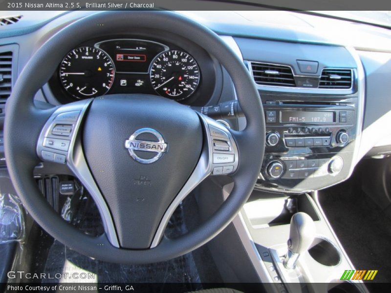 Brilliant Silver / Charcoal 2015 Nissan Altima 2.5 S