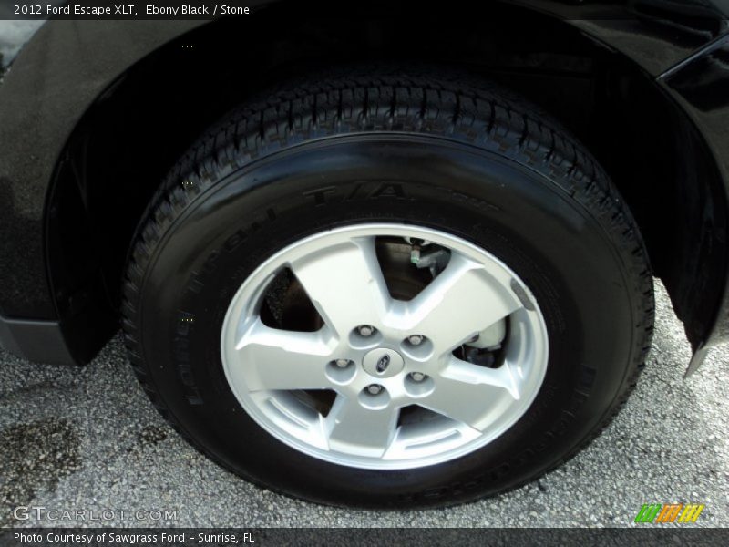 Ebony Black / Stone 2012 Ford Escape XLT