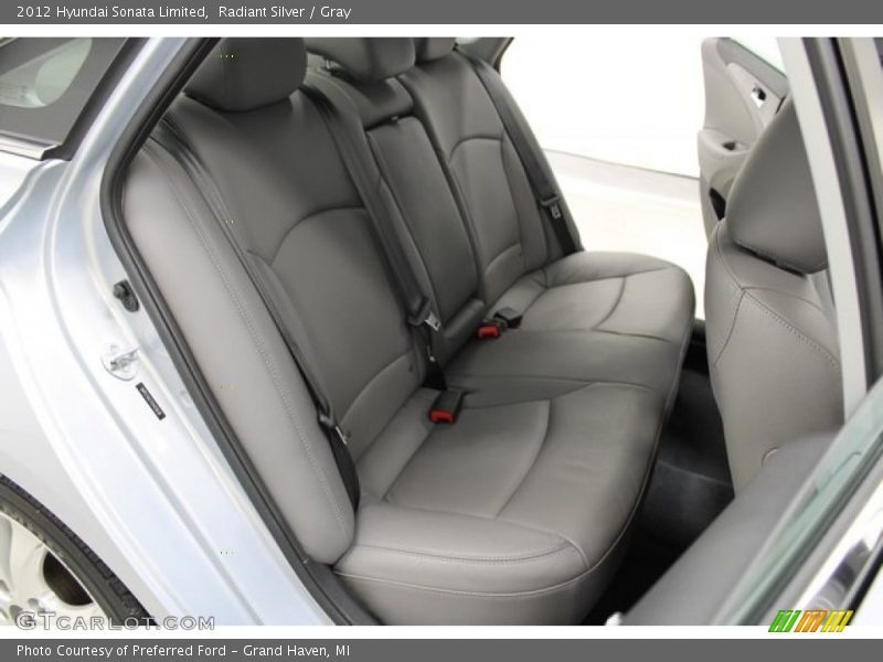 Radiant Silver / Gray 2012 Hyundai Sonata Limited
