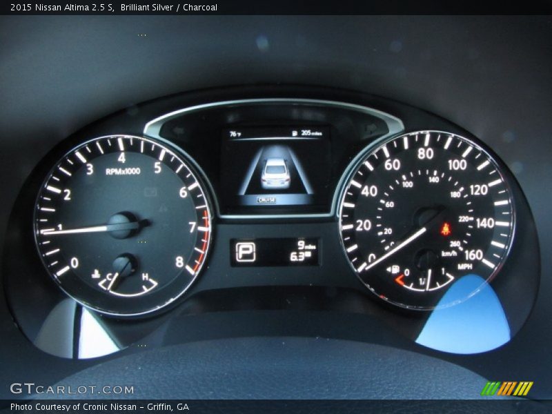 Brilliant Silver / Charcoal 2015 Nissan Altima 2.5 S