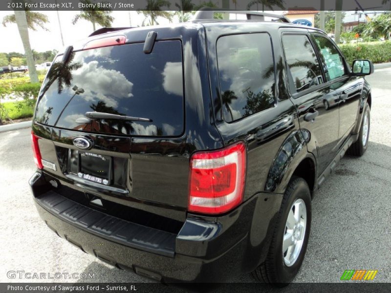 Ebony Black / Stone 2012 Ford Escape XLT