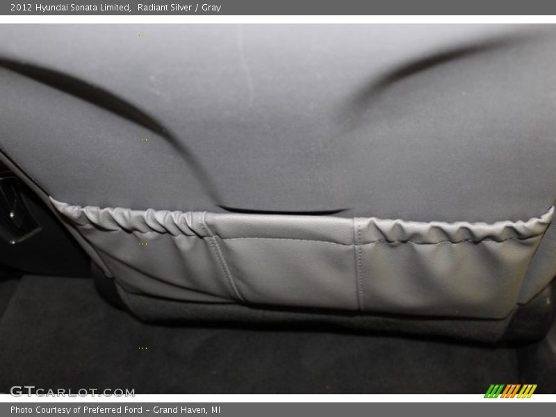 Radiant Silver / Gray 2012 Hyundai Sonata Limited