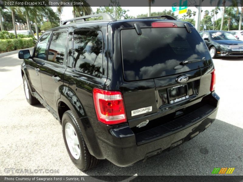 Ebony Black / Stone 2012 Ford Escape XLT