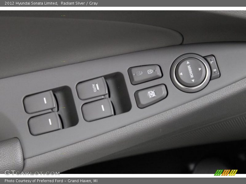 Radiant Silver / Gray 2012 Hyundai Sonata Limited