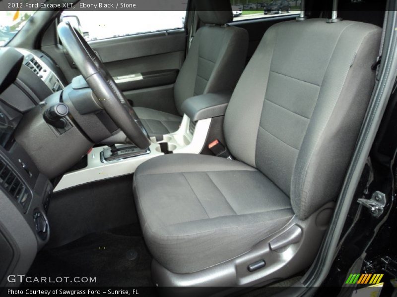 Ebony Black / Stone 2012 Ford Escape XLT