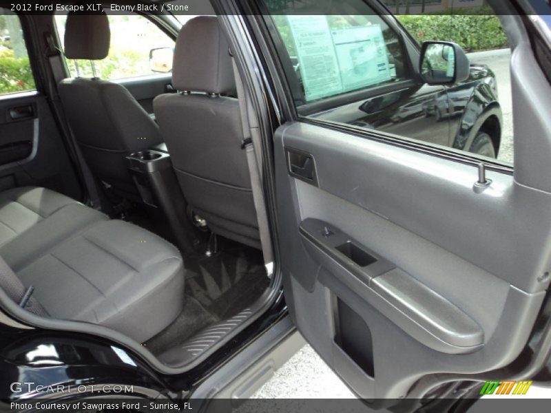 Ebony Black / Stone 2012 Ford Escape XLT