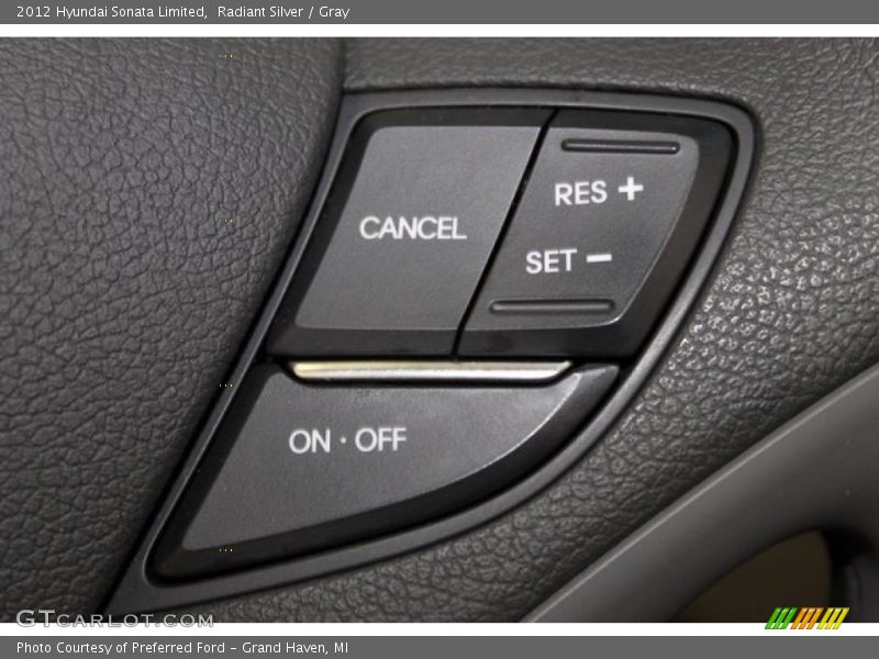 Radiant Silver / Gray 2012 Hyundai Sonata Limited