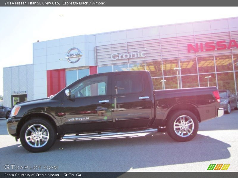 Espresso Black / Almond 2014 Nissan Titan SL Crew Cab