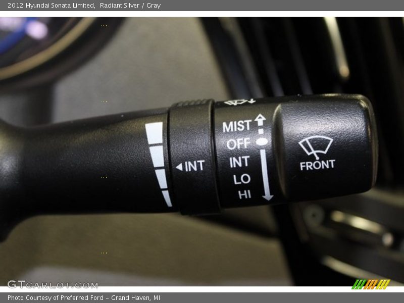 Radiant Silver / Gray 2012 Hyundai Sonata Limited