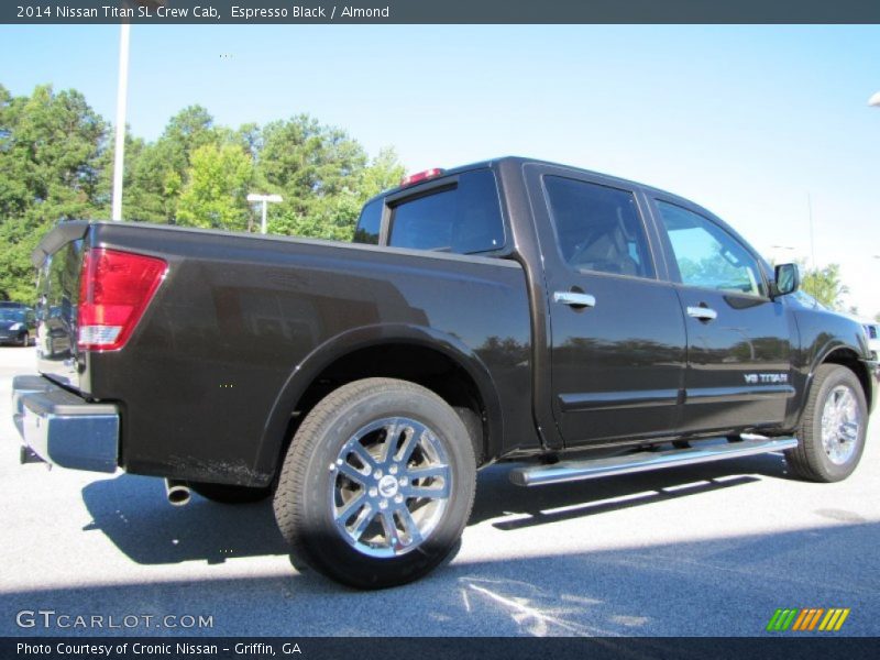 Espresso Black / Almond 2014 Nissan Titan SL Crew Cab