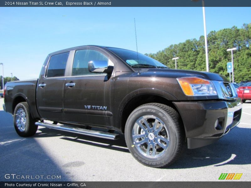 Espresso Black / Almond 2014 Nissan Titan SL Crew Cab