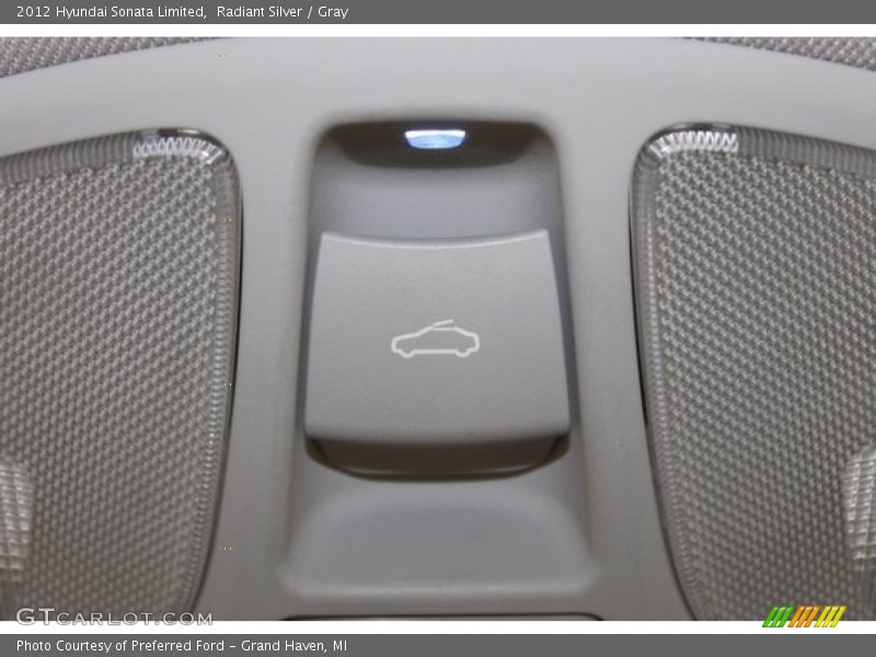 Radiant Silver / Gray 2012 Hyundai Sonata Limited