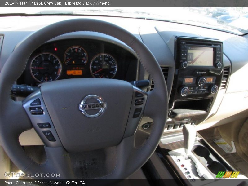 Espresso Black / Almond 2014 Nissan Titan SL Crew Cab