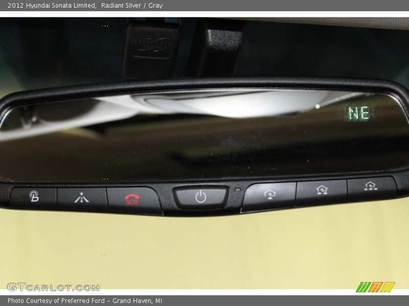 Radiant Silver / Gray 2012 Hyundai Sonata Limited