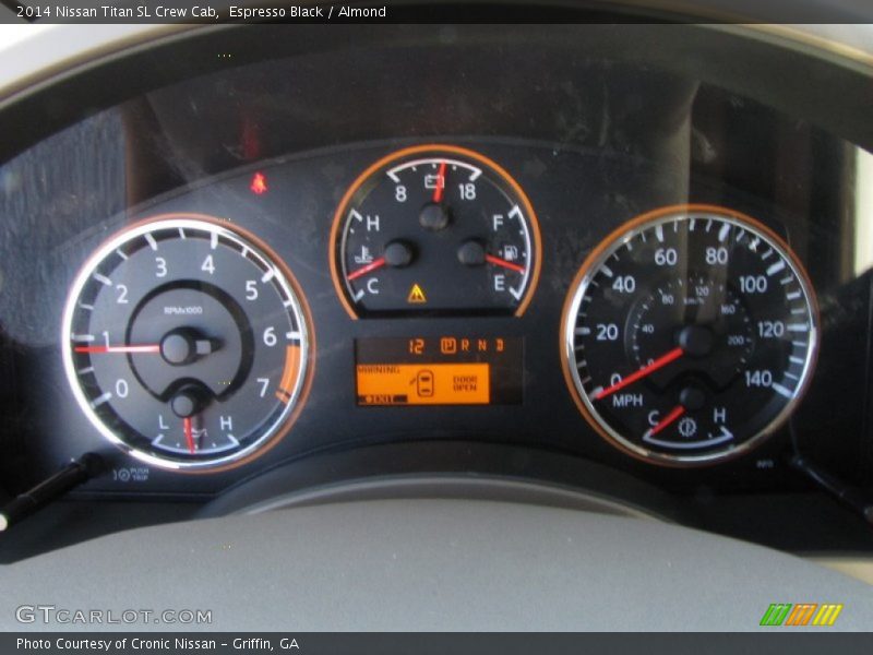 Espresso Black / Almond 2014 Nissan Titan SL Crew Cab
