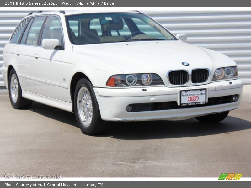 Alpine White / Beige 2001 BMW 5 Series 525i Sport Wagon