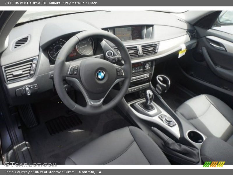 Mineral Grey Metallic / Black 2015 BMW X1 sDrive28i