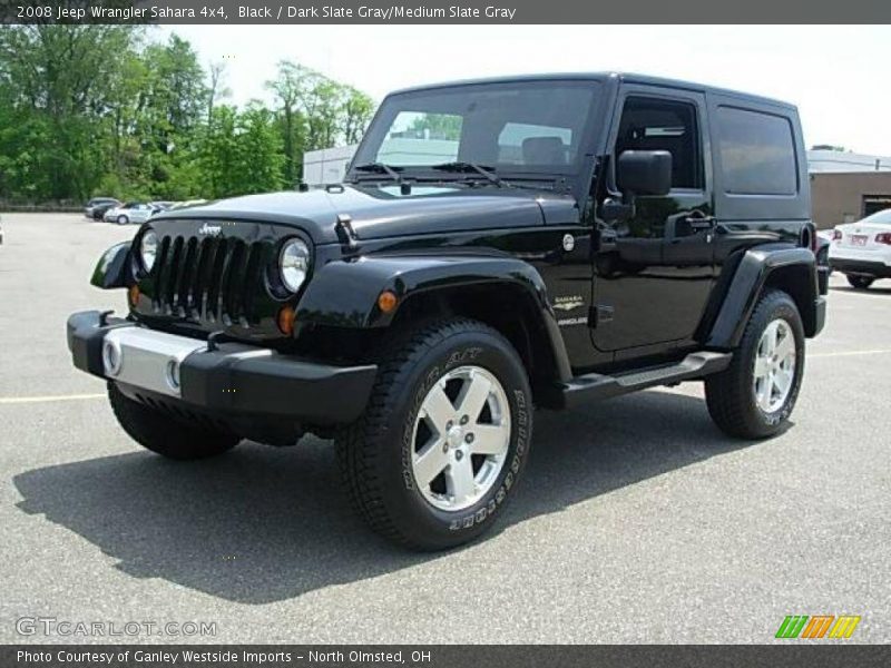 Black / Dark Slate Gray/Medium Slate Gray 2008 Jeep Wrangler Sahara 4x4