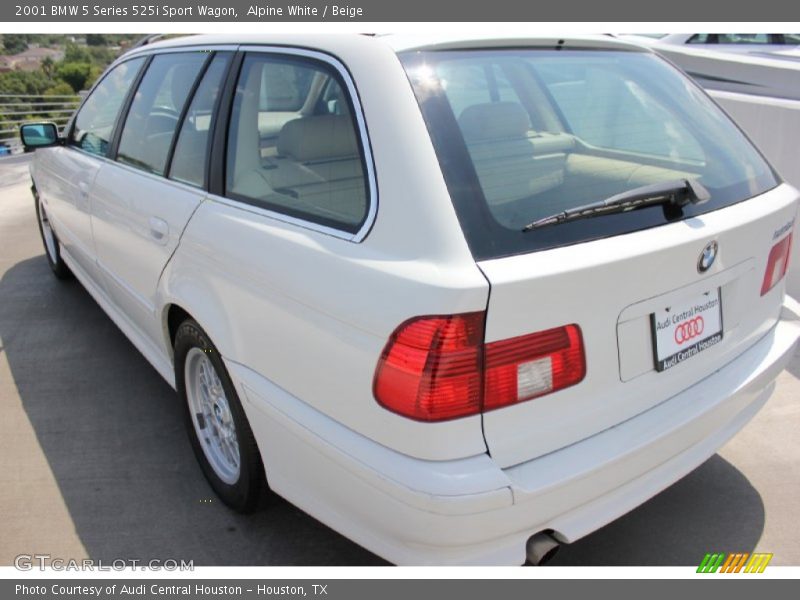 Alpine White / Beige 2001 BMW 5 Series 525i Sport Wagon