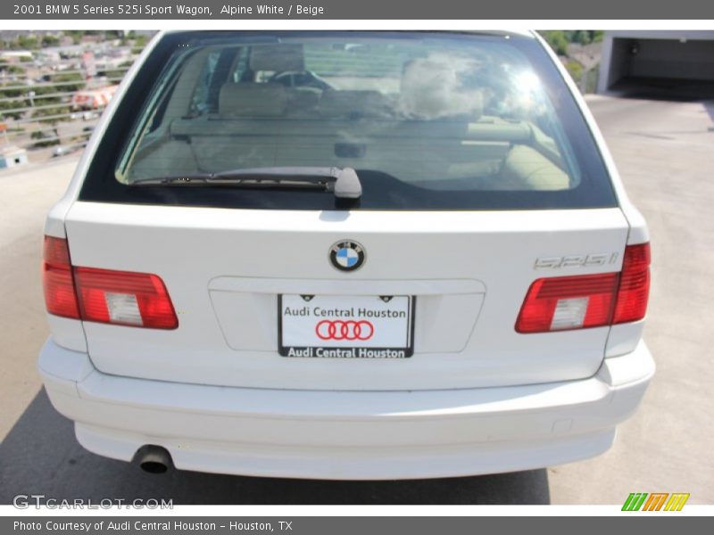 Alpine White / Beige 2001 BMW 5 Series 525i Sport Wagon