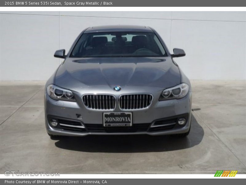 Space Gray Metallic / Black 2015 BMW 5 Series 535i Sedan