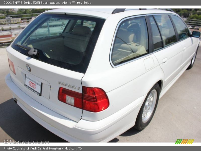 Alpine White / Beige 2001 BMW 5 Series 525i Sport Wagon