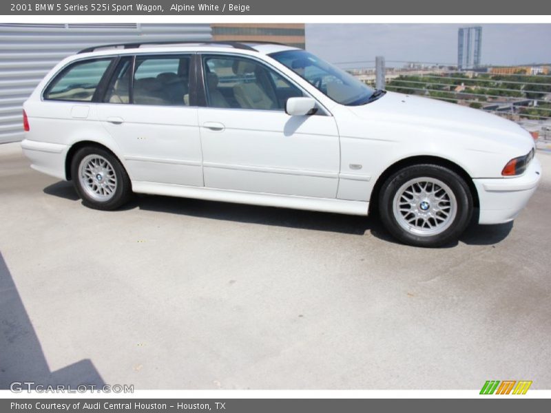Alpine White / Beige 2001 BMW 5 Series 525i Sport Wagon