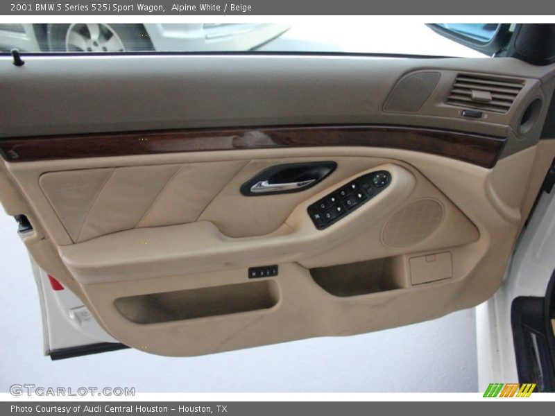 Alpine White / Beige 2001 BMW 5 Series 525i Sport Wagon