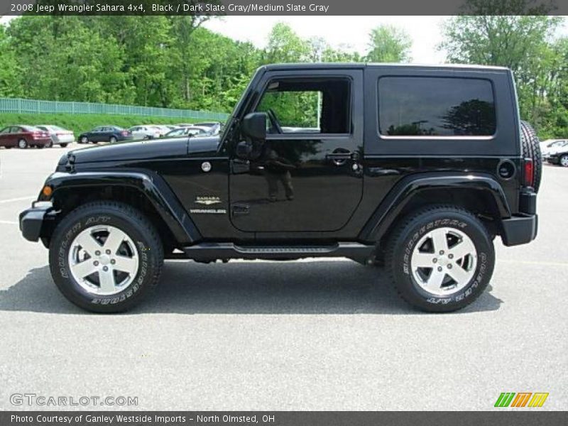 Black / Dark Slate Gray/Medium Slate Gray 2008 Jeep Wrangler Sahara 4x4