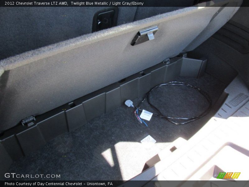 Twilight Blue Metallic / Light Gray/Ebony 2012 Chevrolet Traverse LTZ AWD