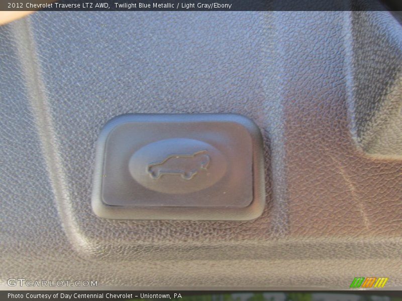 Twilight Blue Metallic / Light Gray/Ebony 2012 Chevrolet Traverse LTZ AWD