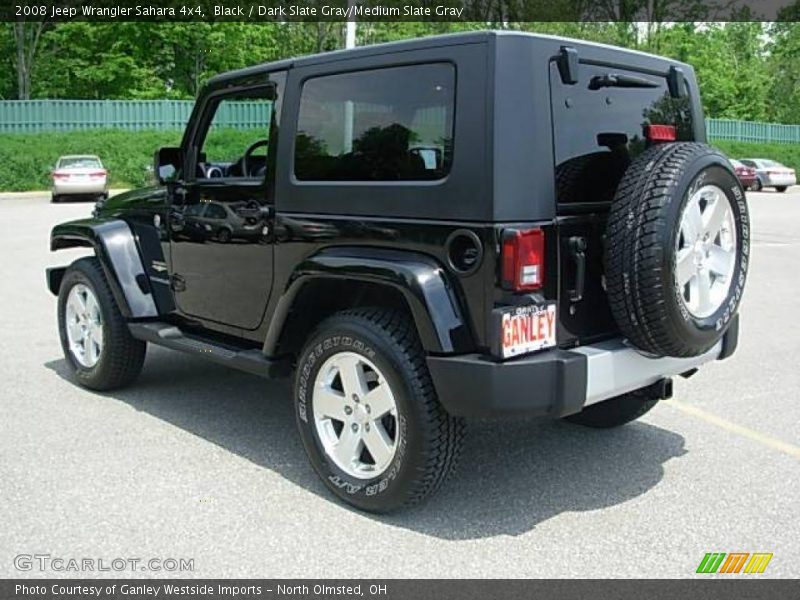 Black / Dark Slate Gray/Medium Slate Gray 2008 Jeep Wrangler Sahara 4x4