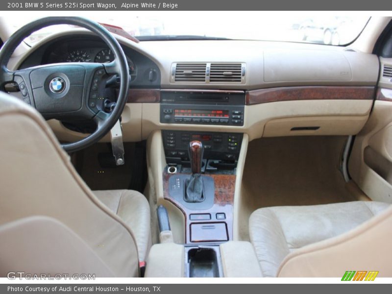 Alpine White / Beige 2001 BMW 5 Series 525i Sport Wagon