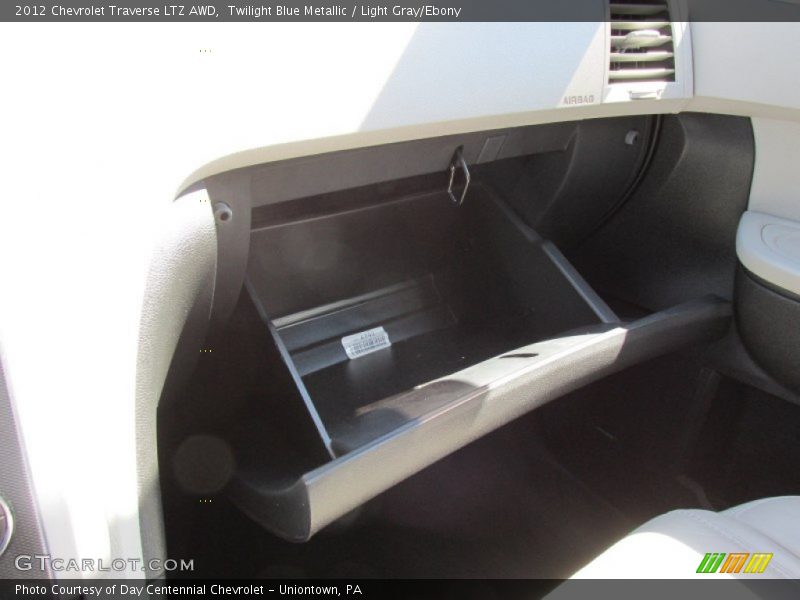 Twilight Blue Metallic / Light Gray/Ebony 2012 Chevrolet Traverse LTZ AWD