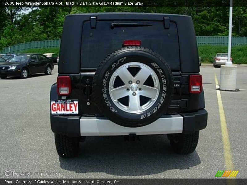 Black / Dark Slate Gray/Medium Slate Gray 2008 Jeep Wrangler Sahara 4x4