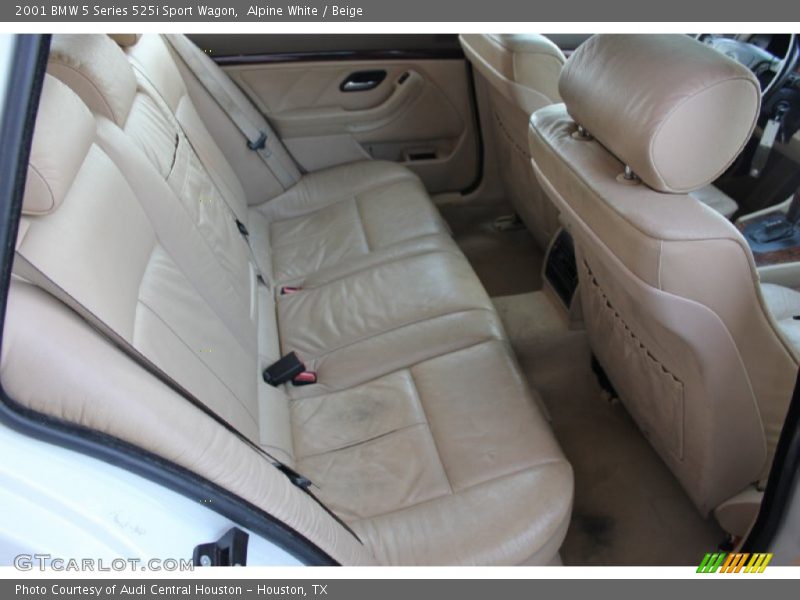 Alpine White / Beige 2001 BMW 5 Series 525i Sport Wagon
