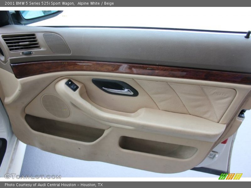 Alpine White / Beige 2001 BMW 5 Series 525i Sport Wagon