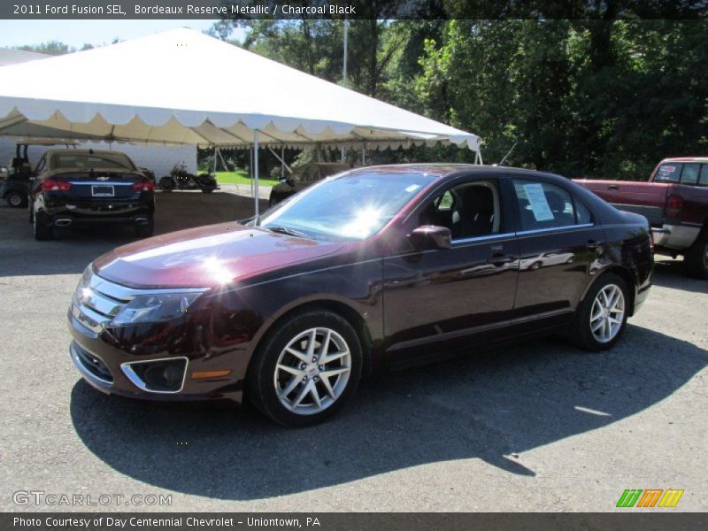 Bordeaux Reserve Metallic / Charcoal Black 2011 Ford Fusion SEL