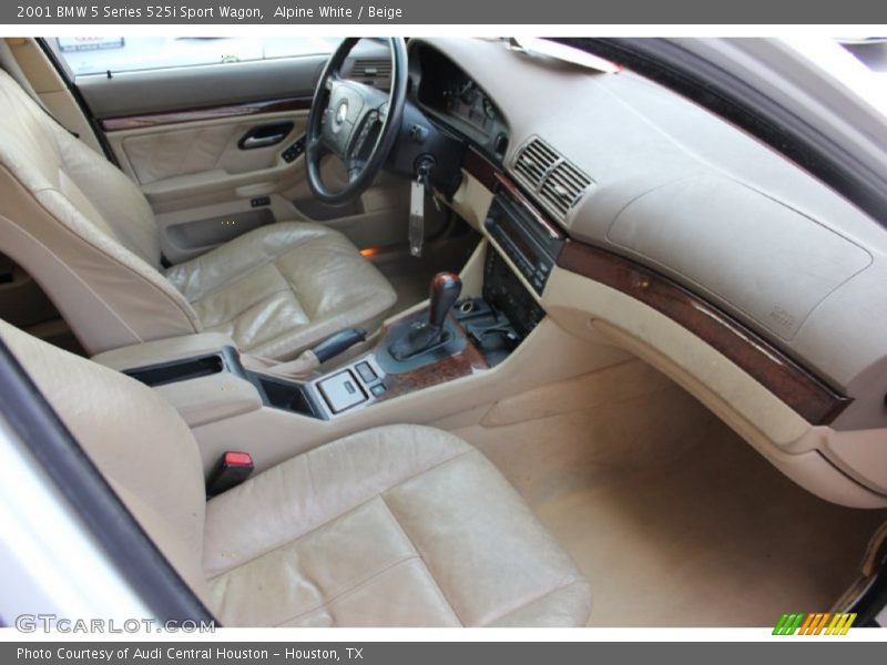 Alpine White / Beige 2001 BMW 5 Series 525i Sport Wagon