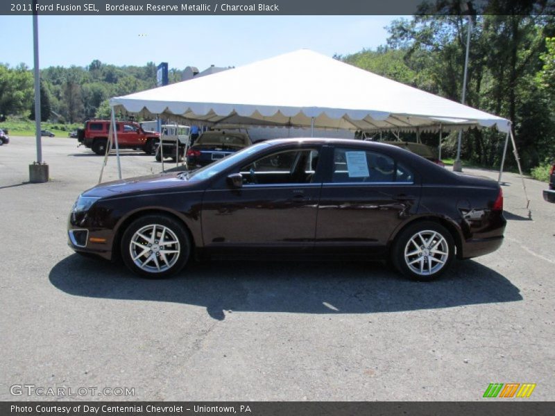 Bordeaux Reserve Metallic / Charcoal Black 2011 Ford Fusion SEL