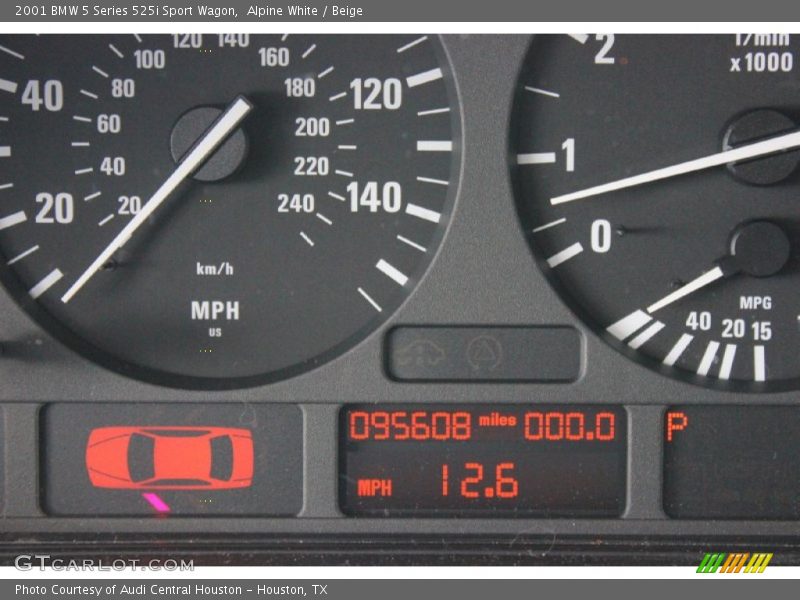 Alpine White / Beige 2001 BMW 5 Series 525i Sport Wagon