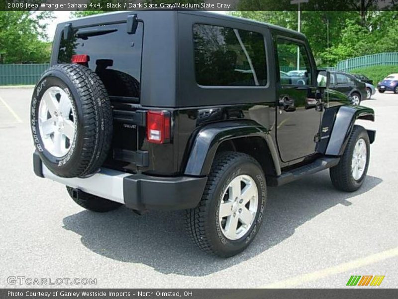 Black / Dark Slate Gray/Medium Slate Gray 2008 Jeep Wrangler Sahara 4x4