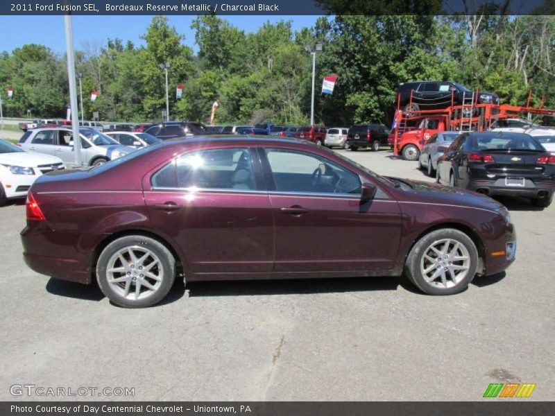 Bordeaux Reserve Metallic / Charcoal Black 2011 Ford Fusion SEL