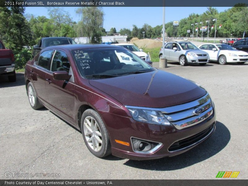 Bordeaux Reserve Metallic / Charcoal Black 2011 Ford Fusion SEL