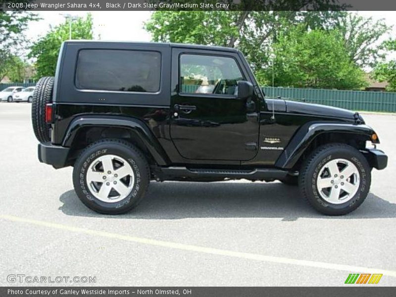 Black / Dark Slate Gray/Medium Slate Gray 2008 Jeep Wrangler Sahara 4x4
